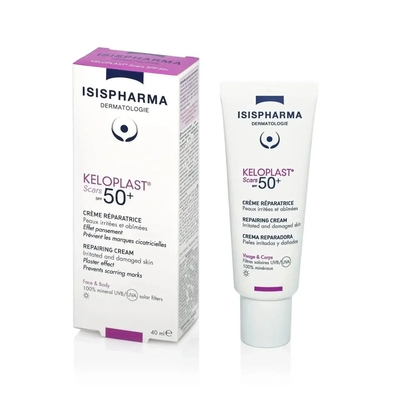 Isispharma Keloplast Scars SPF 50+ Repairing Cream 40ml