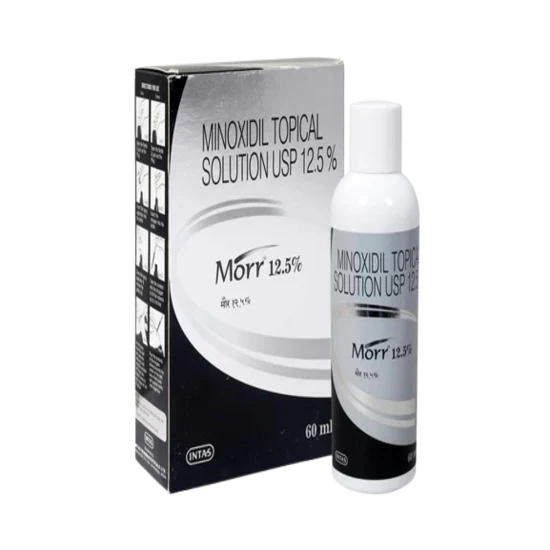 Morr 12.5% Solution Topical - Bottle of 60ml Solution with Minoxidil