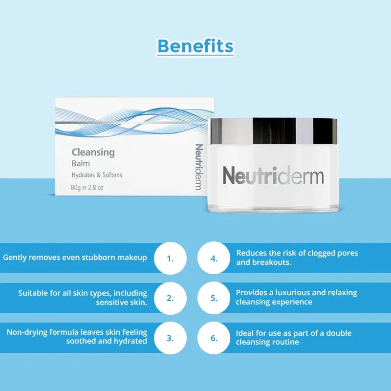 Neutriderm Cleansing Balm, 80gm