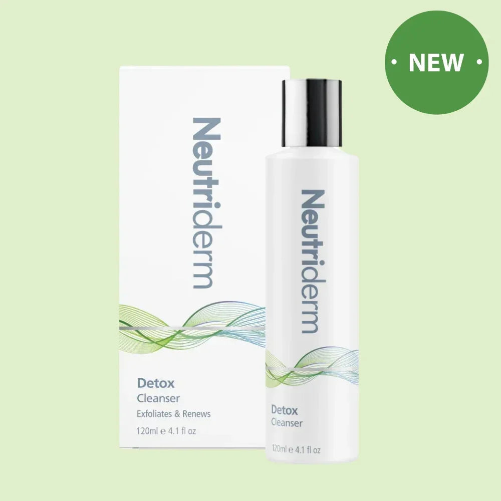 Neutriderm Detox Cleanser for Daily Exfoliating Face Wash for Combination, Oily and Acne-Prone Skin 120 ml