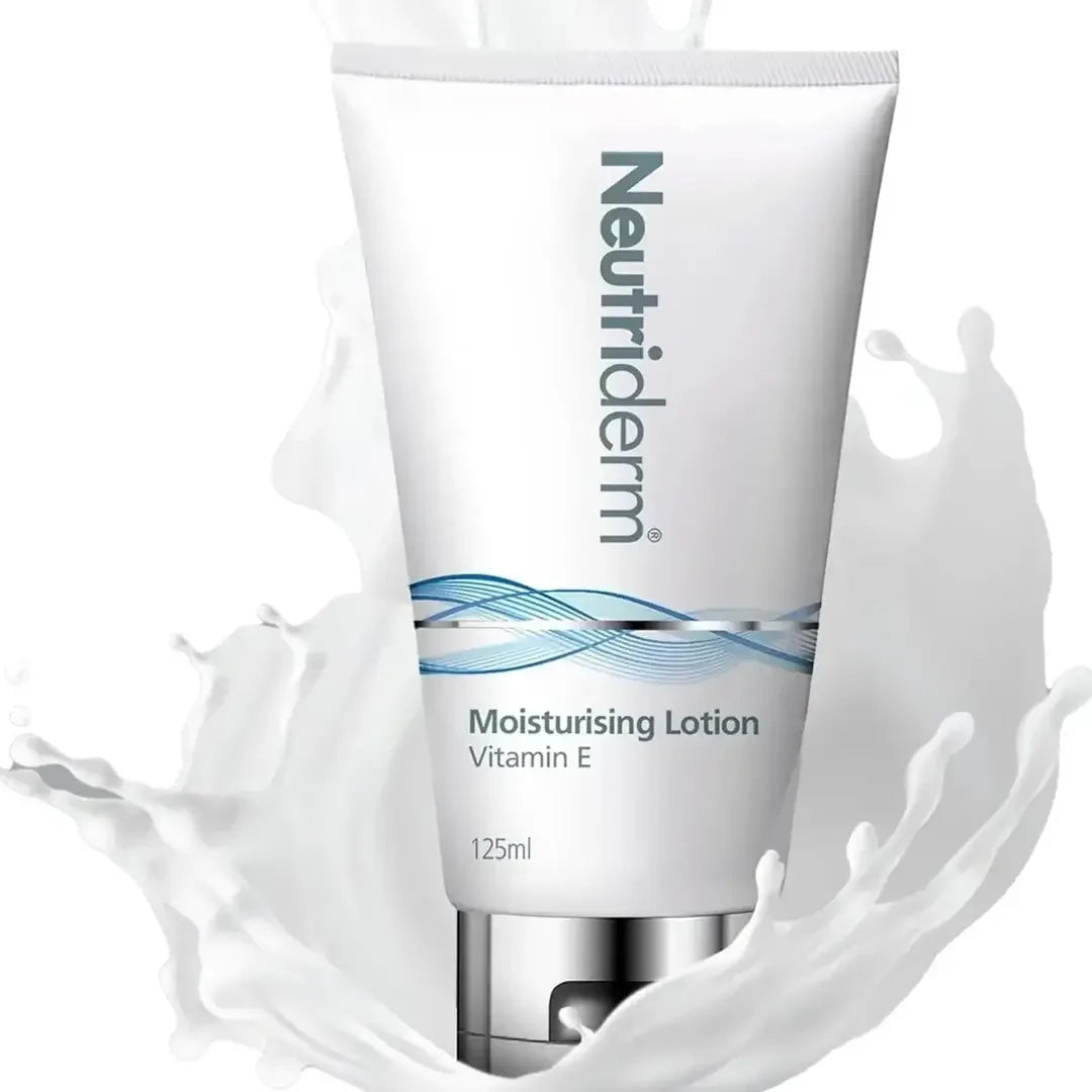 Neutriderm Moisturising Face & Body Lotion For Dry, Aging, Wrinkles, Acne, Red Skin With Vitamin E 125ml