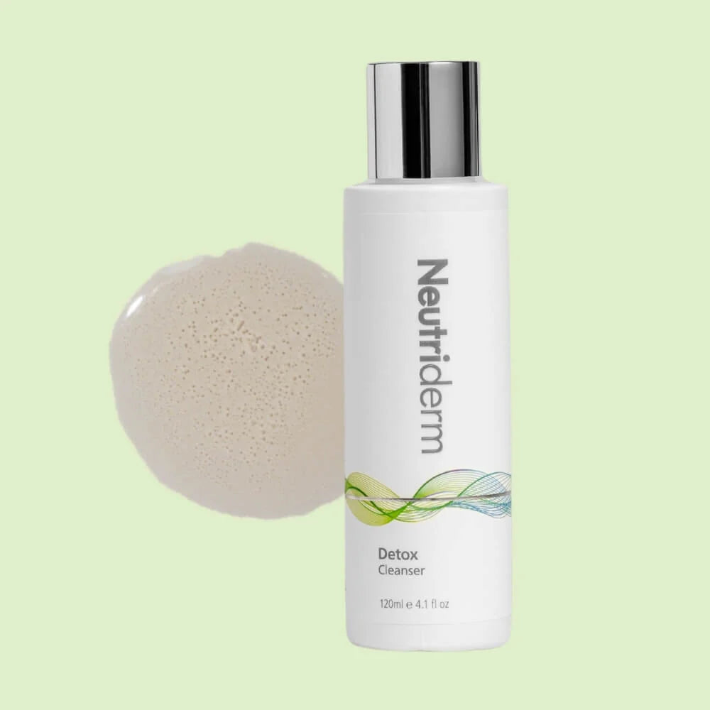 Neutriderm Detox Cleanser for Daily Exfoliating Face Wash for Combination, Oily and Acne-Prone Skin 120 ml