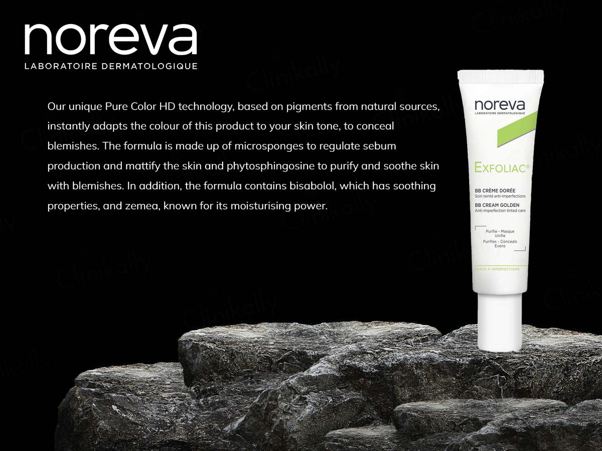 Noreva Exfoliac BB Anti-Imperfections Tinted Cream | 30 ml - Skiynse Dermatologique