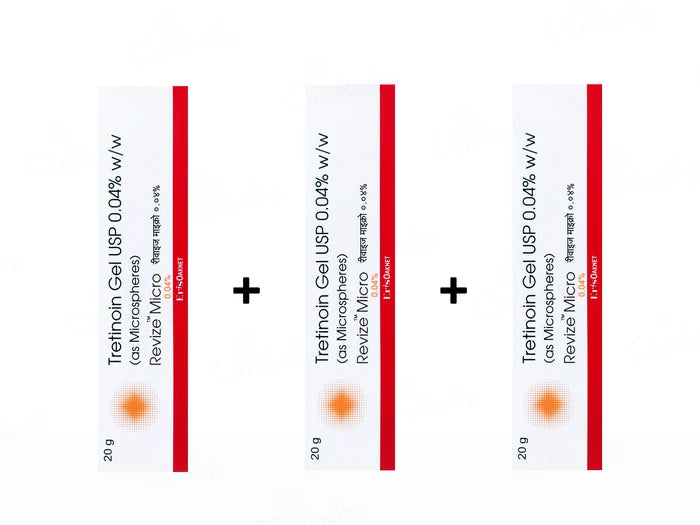 Revize Micro 0.04% Gel 20g ( Pack of 3 )