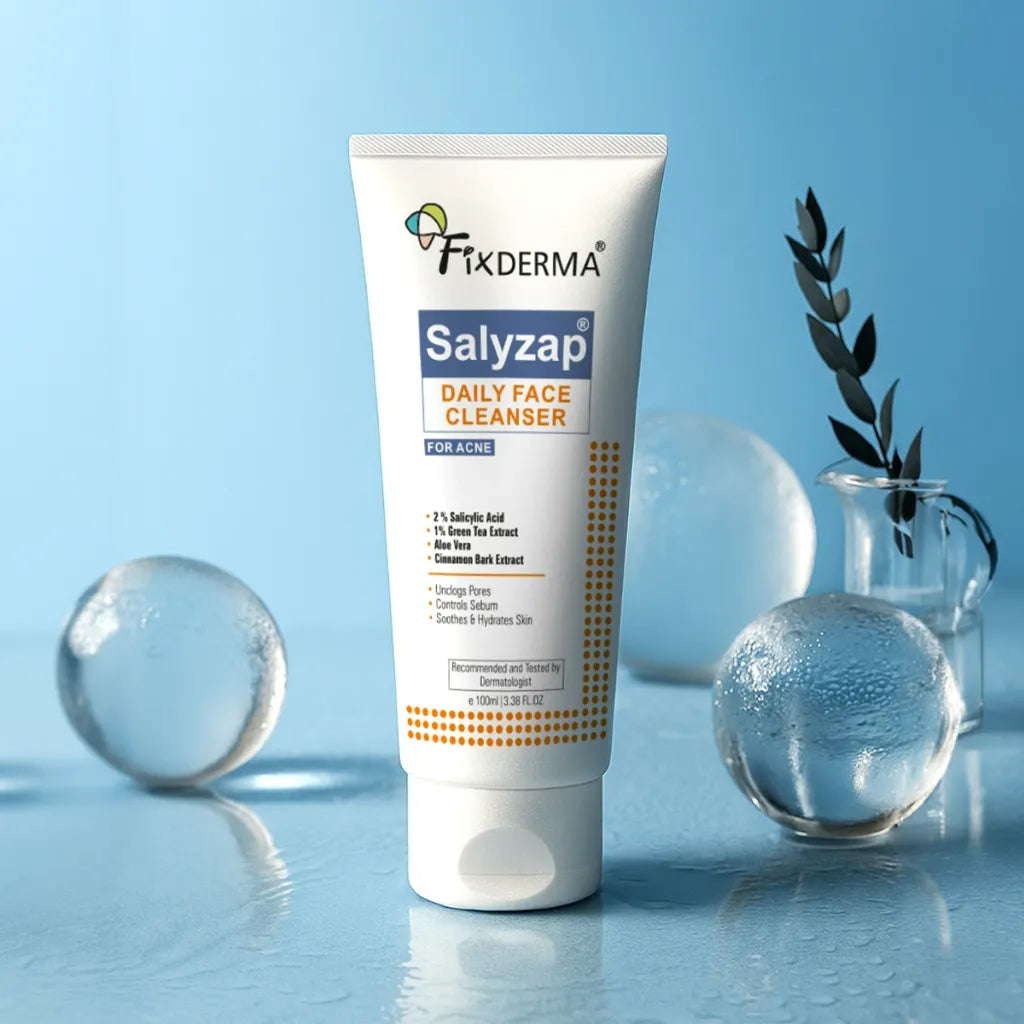 Salyzap Daily Face Cleanser | Non-Drying Cleansing Formula for Clear, Acne-Free Skin