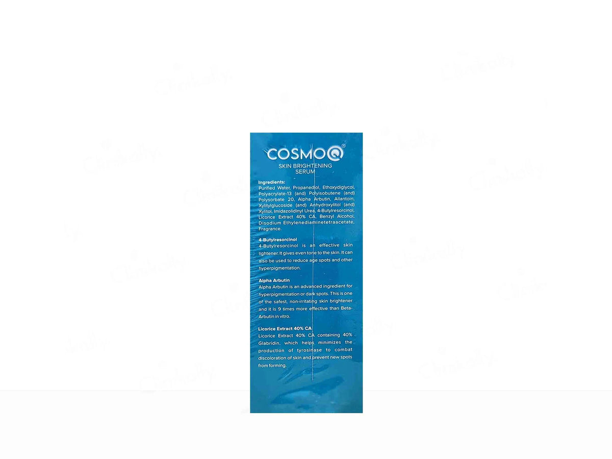 CosmoQ Skin Brightening Serum | 30 ml - Skiynse Dermatologique