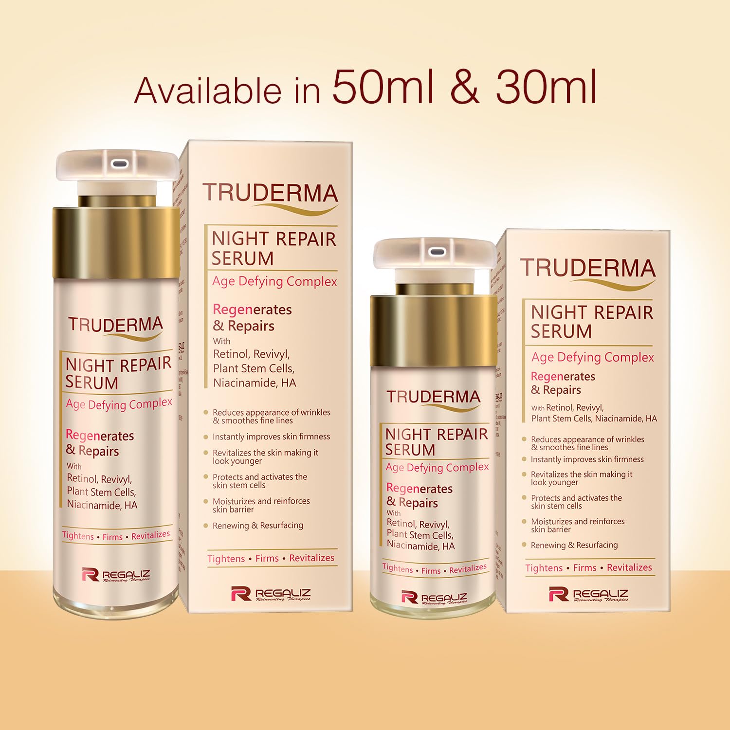 Truderma Night Repair Serum | Overnight Formula for Healthy, Radiant Skin - Skiynse Dermatologique