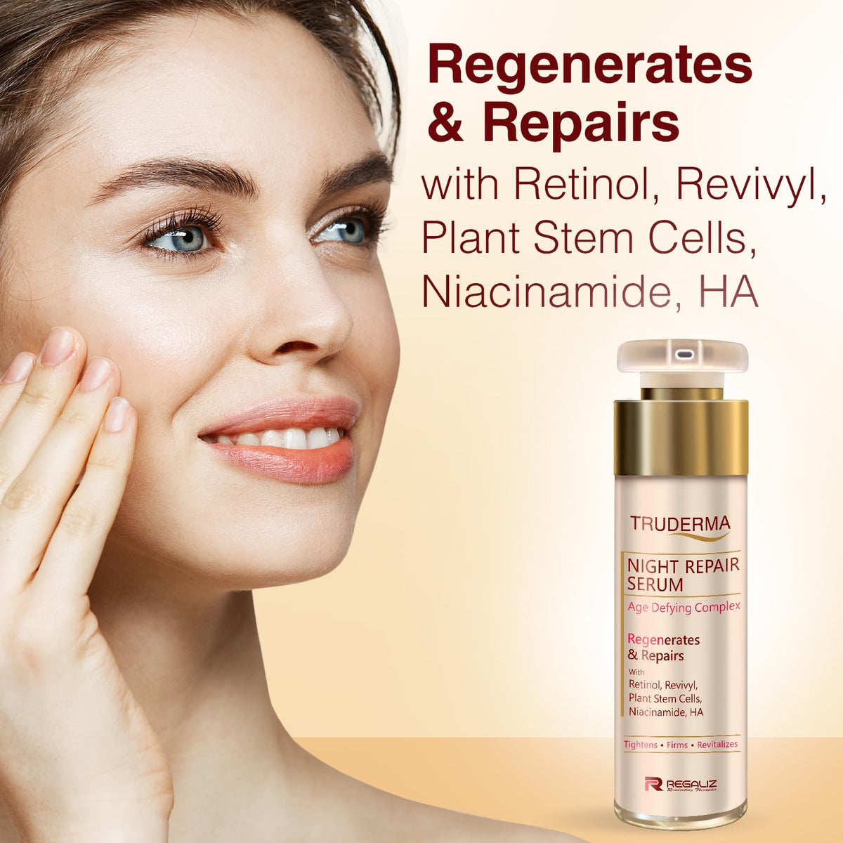 Truderma Night Repair Serum | Overnight Formula for Healthy, Radiant Skin - Skiynse Dermatologique