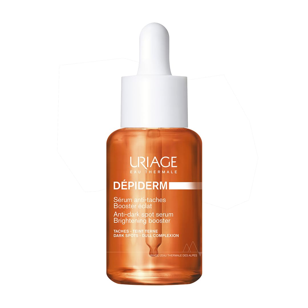 Uriage Depiderm 20% Vitamin C Anti-Dark Spot Brightening Booster Serum Reduces Hyperpigmentation, Melasma and Dark Spots with Niacinamide, Mela Technology 30 ml