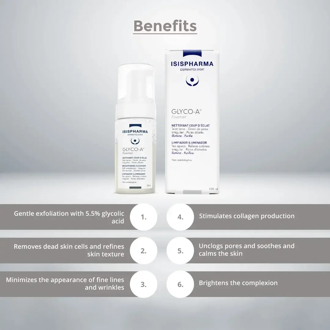 Isispharma Glyco-A Foamer Face Cleanser 100 ml