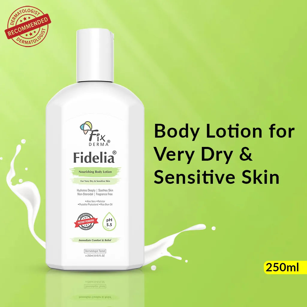 Fidelia Nourishing Body Lotion | pH-Balanced Body Lotion for Very Dry to Sensitive Skin