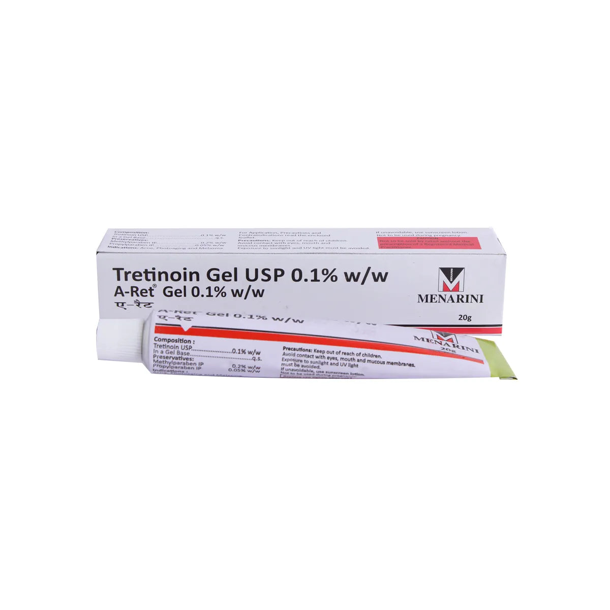 A- RAT Tretinoin 0.1% Gel (20g)