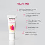 Sebonac Face Wash for Oily and Acne prone skin | Glycolic Acid, Aloe Vera, Vitamin E | Natural Biodegrable Surfactants | Soap Free | Paraben Free | Sulphate Free | Skin Rejuvenating Gel Cleanser 75g ( Pack of 4 ) - Skiynse Dermatologique