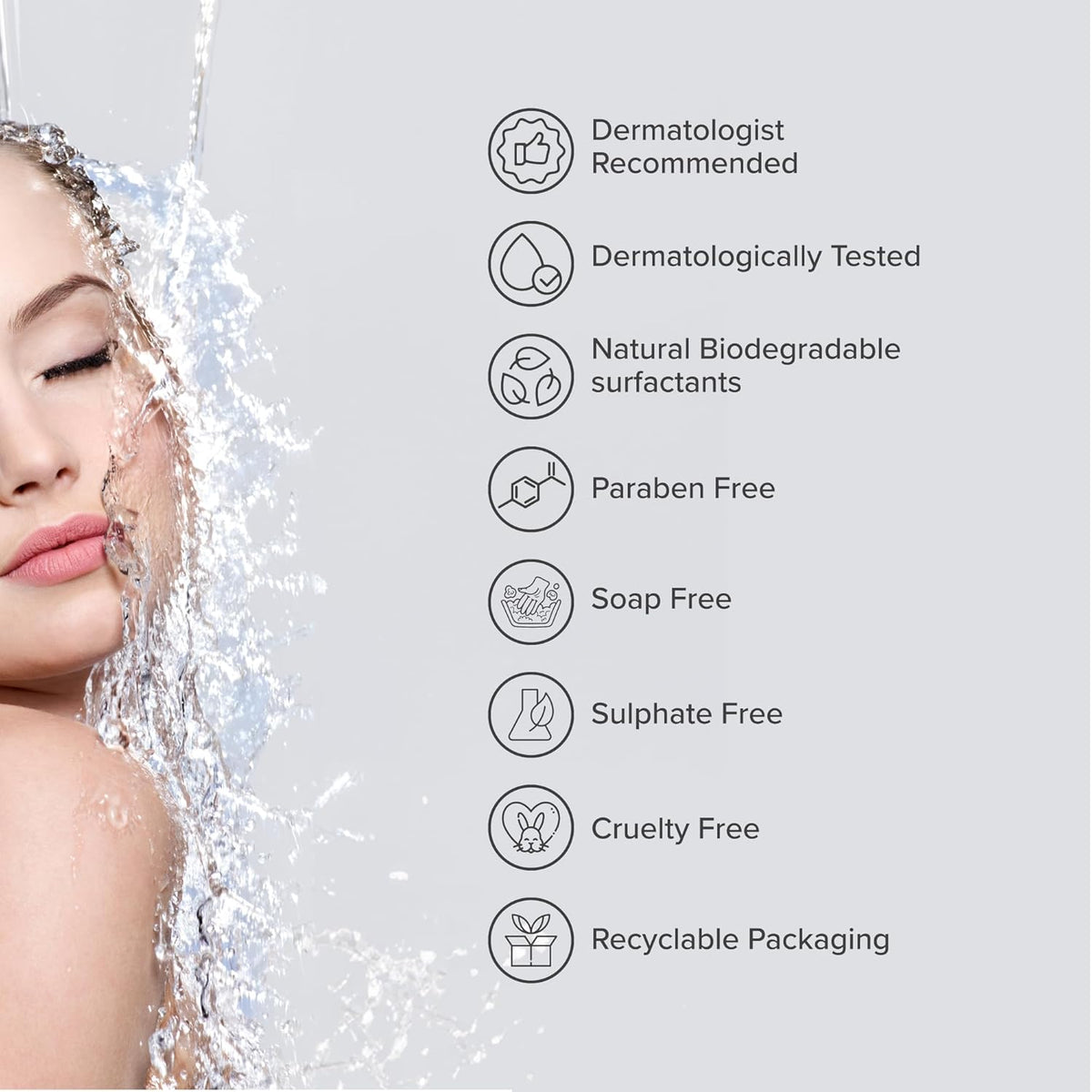 Sebonac Face Wash for Oily and Acne prone skin | Glycolic Acid, Aloe Vera, Vitamin E | Natural Biodegrable Surfactants | Soap Free | Paraben Free | Sulphate Free | Skin Rejuvenating Gel Cleanser 75g ( Pack of 4 ) - Skiynse Dermatologique