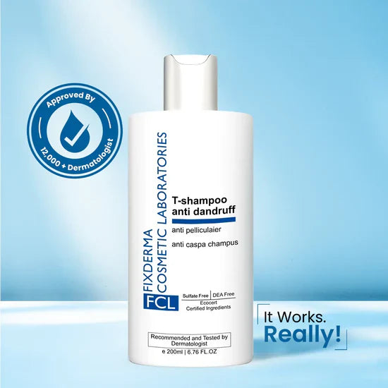 FCL T-Shampoo for Anti-Dandruff with Salicylic Acid and Tea Tree Oil, 200 ml